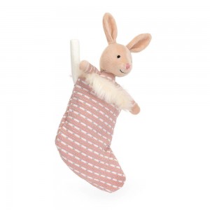Králícči Jellycat Plyšáci Shimmer Stocking,20cm x 9cm x 2cm Béžový | UBYIZ-1053