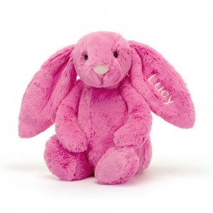 Králíček Jellycat Plyšáci Bashful Hot Bunny Medium,31cm x 12cm x 9cm Růžové | HDGEZ-5871