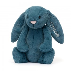 Králíček Jellycat Plyšáci Bashful Mineral Bunny Medium,31cm x 12cm x 9cm Blankyt | PFQZN-7512