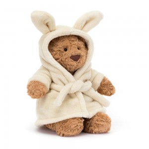 Medvídci Jellycat Plyšáci Bartholomew Bathrobe,26cm x 12cm x 8cm Hnědé | WYEUR-4215