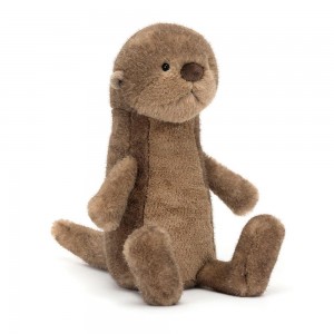 Medvídci Jellycat Plyšáci Brooke Otter,33cm x 10cm x 20cm Hnědé | TELXG-8294