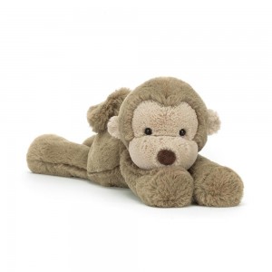 Medvídci Jellycat Plyšáci Smudge Opičky,13cm x 11cm x 24cm Hnědé | LZOJF-8354