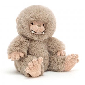 Mýtická Stvoření Jellycat Plyšáci Bo Bigfoot,28cm x 18cm x 12cm Béžový | HROLG-9438