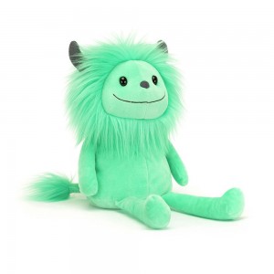 Mýtická Stvoření Jellycat Plyšáci Cosmo Monster,42cm x 14cm x 11cm Zelene | AIMWH-5076