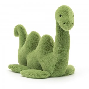 Mýtická Stvoření Jellycat Plyšáci Nessie Nessa,23cm x 6cm x 35cm Zelene | DENSV-0957