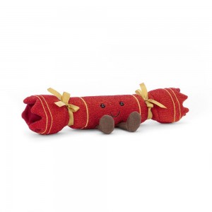 Objekty Jellycat Plyšáci Amuseables Cracker,5cm x 25cm x 5cm Červené | DEIXS-5184