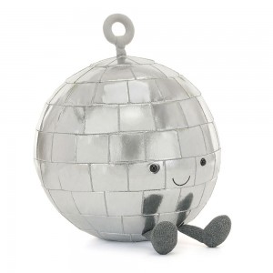 Objekty Jellycat Plyšáci Amuseables Disco Ball,30cm x 24cm x 23cm Šedé | IYRHS-2954