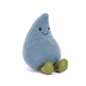 Objekty Jellycat Plyšáci Amuseables Happy Raindrop,13cm x 9cm x 9cm Blankyt | GDZPA-5821