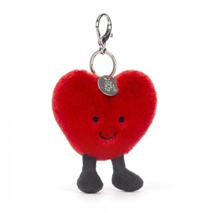 Objekty Jellycat Plyšáci Amuseables Heart,13cm x 9cm x 3cm Červené | QLJAG-3567
