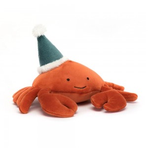 Oceán Jellycat Plyšáci Celebration Crustacean Crab,10cm x 16cm x 12cm Oranžové | QFRAT-6908