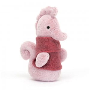 Oceán Jellycat Plyšáci Cozy Crew Seahorse,17cm x 6cm x 9cm Růžové | JHKOS-8720