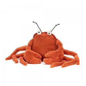 Oceán Jellycat Plyšáci Crispin Crab,16cm x 20cm x 10cm Oranžové | IOARM-0294