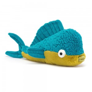 Oceán Jellycat Plyšáci Delano Dorado Fish,12cm x 9cm x 24cm Blankyt | BQNWO-1734