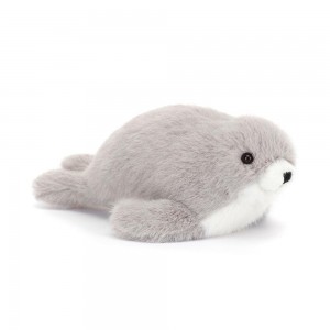 Oceán Jellycat Plyšáci Nauticool Seal,6cm x 5cm x 17cm Šedé | INTXH-5324
