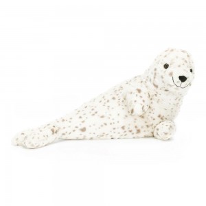 Oceán Jellycat Plyšáci Sigmund Seal,19cm x 11cm x 33cm Bílé | MXBFU-9578