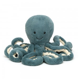 Oceán Jellycat Plyšáci Storm Octopus,27cm x 10cm x 10cm Blankyt | OKPYF-3210