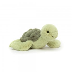 Oceán Jellycat Plyšáci Tully Turtle,12cm x 25cm x 28cm Zelene | VYEKT-9671