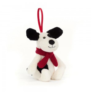 Pejsci Jellycat Plyšáci Bashful Puppy Decoration,5.1in x 2.4in x 1.6in Bílé | RNXQZ-4732