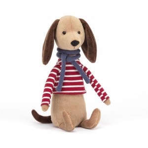 Pejsci Jellycat Plyšáci Beatnik Buddy Sausage,11.8in x 2.8in x 2in Hnědé | WVNDA-3201