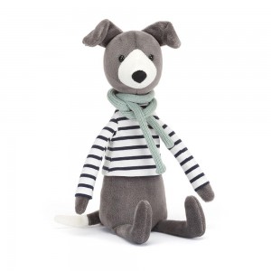 Pejsci Jellycat Plyšáci Beatnik Buddy Whippet,11.8in x 2.8in x 2in Šedé | KYPWU-0268