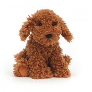 Pejsci Jellycat Plyšáci Cooper Doodle,9.8in x 7.9in x 5.1in Hnědé | VZCEM-3908