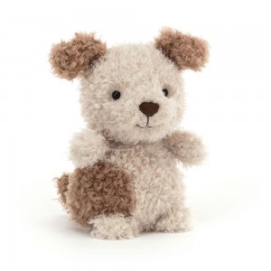 Pejsci Jellycat Plyšáci Little Pup,7.1in x 3.9in x 3.1in Hnědé | LCVXB-2358