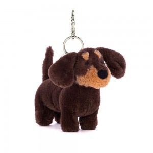 Pejsci Jellycat Plyšáci Otto Sausage,4.7in x 1.6in x 4.3in Hnědé | RUOBH-4687