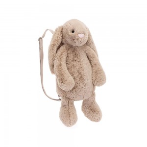 Pet Jellycat Plyšáci Bashful Bunny Backpack,32cm x 17cm x 14cm Béžový | NXCUD-0832