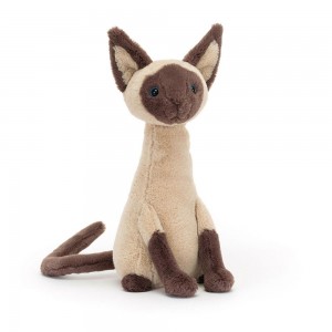 Pet Jellycat Plyšáci Iris Siamese,27cm x 12cm x 13cm Hnědé | LHQUN-4685