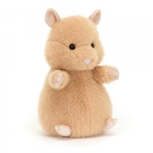Pets Jellycat Plyšáci Hank Hamster,18cm x 11cm x 11cm Hnědé | DPIWX-1782