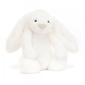 Plyšáci Jellycat Plyšáci Bashful Luxe Bunny Luna,31cm x 12cm x 9cm Bílé | VLKTI-7841