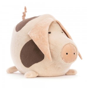 Plyšáci Jellycat Plyšáci Higgledy Prasátkagledy Old Spot,9cm x 7cm x 14cm Růžové | BXHVF-5768