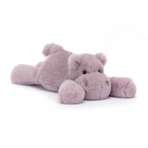 Plyšáci Jellycat Plyšáci Smudge Hippo,13cm x 11cm x 24cm Fialové | UMNDL-9218
