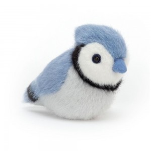 Ptáčci Jellycat Plyšáci Birdling Jay,10cm x 7cm x 9cm Blankyt | DIVZO-3590