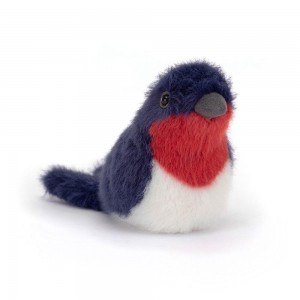 Ptáčci Jellycat Plyšáci Birdling Swallow,10cm x 7cm x 9cm Blankyt | SEMJZ-8720