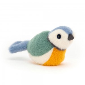 Ptáčci Jellycat Plyšáci Birdling Tit,10cm x 7cm x 9cm Blankyt | SKAOM-2863