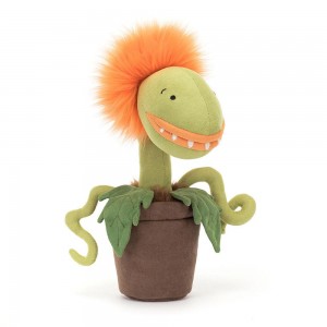 Rostliny Jellycat Plyšáci Amuseables Carniflore Tammie,27cm x 8cm x 8cm Oranžové | FILEP-3816