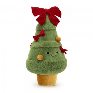 Rostliny Jellycat Plyšáci Amuseables Decorated Christmas Tree,55cm x 27cm x 27cm Zelene | BTMFA-1926