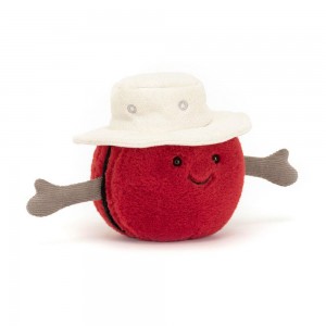 Sportovní Jellycat Plyšáci Amuseables Cricket Ball,10cm x 9cm x 9cm Červené | UPNFM-8754
