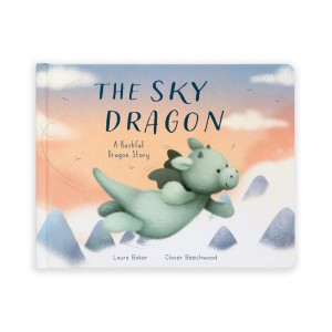 Story Knihy Jellycat The Sky,18cm x 23cm x 2cm Zelene | UTOWM-8543