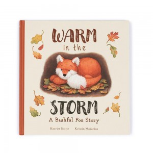 Story Knihy Jellycat Warm in the Storm,24cm x 25cm x 2cm Bílé | QTXLD-9061