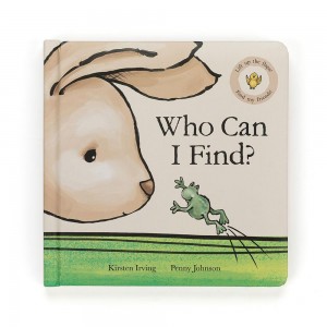 Story Knihy Jellycat Who Can I Find,19cm x 19cm x 2cm Béžový | BUTSH-7214