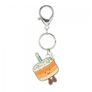 Taška Charms Jellycat Amuseables Jellina Birthday Cake Keyring,11cm x 3.3cm x 0.3cm Oranžové | KYDJX-8602