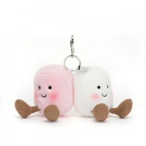 Taška Charms Jellycat Amuseables Pair of Marshmallows,15cm x 11cm x 5cm Růžové | VBYTX-6298