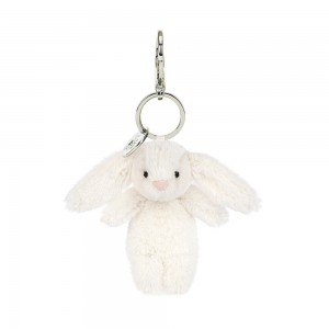 Taška Charms Jellycat Bashful Bunny Cream,15cm x 4cm x 3cm Bílé | ATRVW-0396