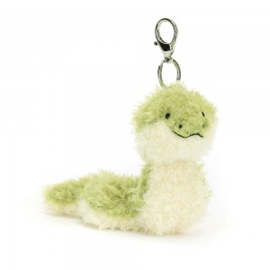 Taška Charms Jellycat Little Snake,16cm x 5cm x 16cm Zelene | ASEOY-3850