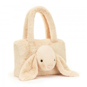 Taška Charms Jellycat Smudge Rabbit Tote,24cm x 36cm x 8cm Béžový | PKNUQ-2806
