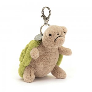 Taška Charms Jellycat Timmy Turtle,15cm x 7cm x 6cm Zelene | RHNAD-1259