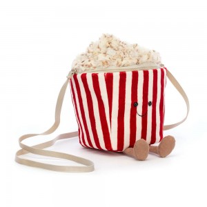Tašky Jellycat Amuseables Popcorn,19cm x 12cm x 12cm Červené | SJRPI-9517
