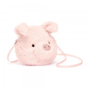 Tašky Jellycat Little Prasátka,19cm x 19cm x 5cm Růžové | UERBT-7810